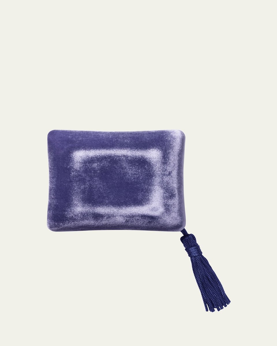 Velvet Small Jewelry Box in Tulipe Violette, 10.5cm